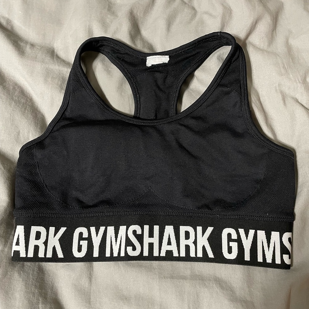 Black Gymshark Sports Bra